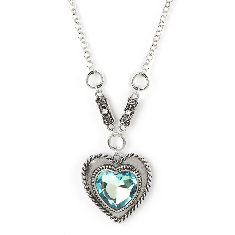 ♥️ Heart Full of Fabulous - Blue Necklace